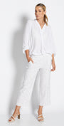 Philosophy Australia Ticket printed Bengaline culotte in Zebros, sustainable slow fashion made in Australia