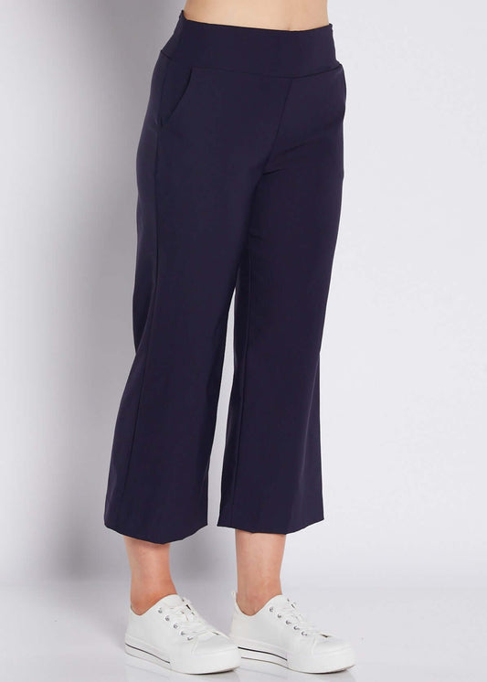 Concert Zenya Bengaline super stretch culottes in navy