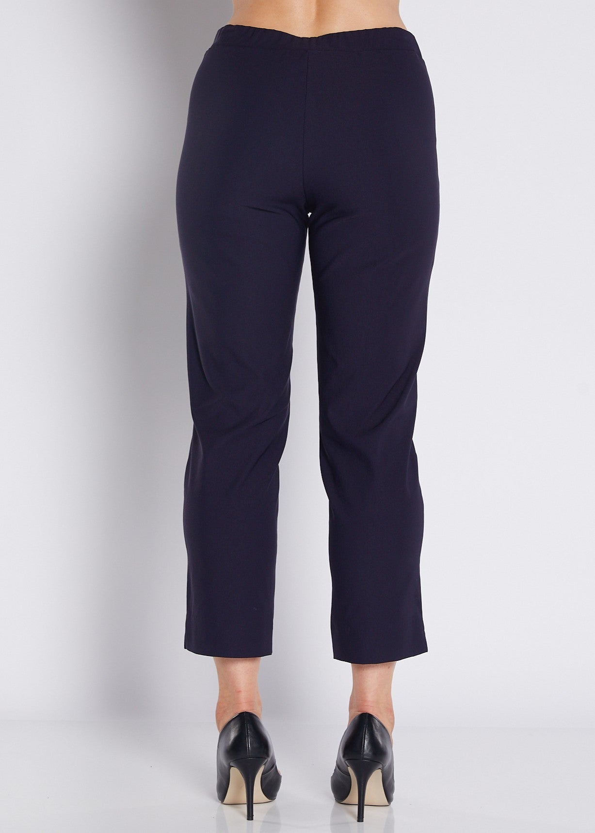 Bengaline Stretch 7/8 Slim Pant in Navy