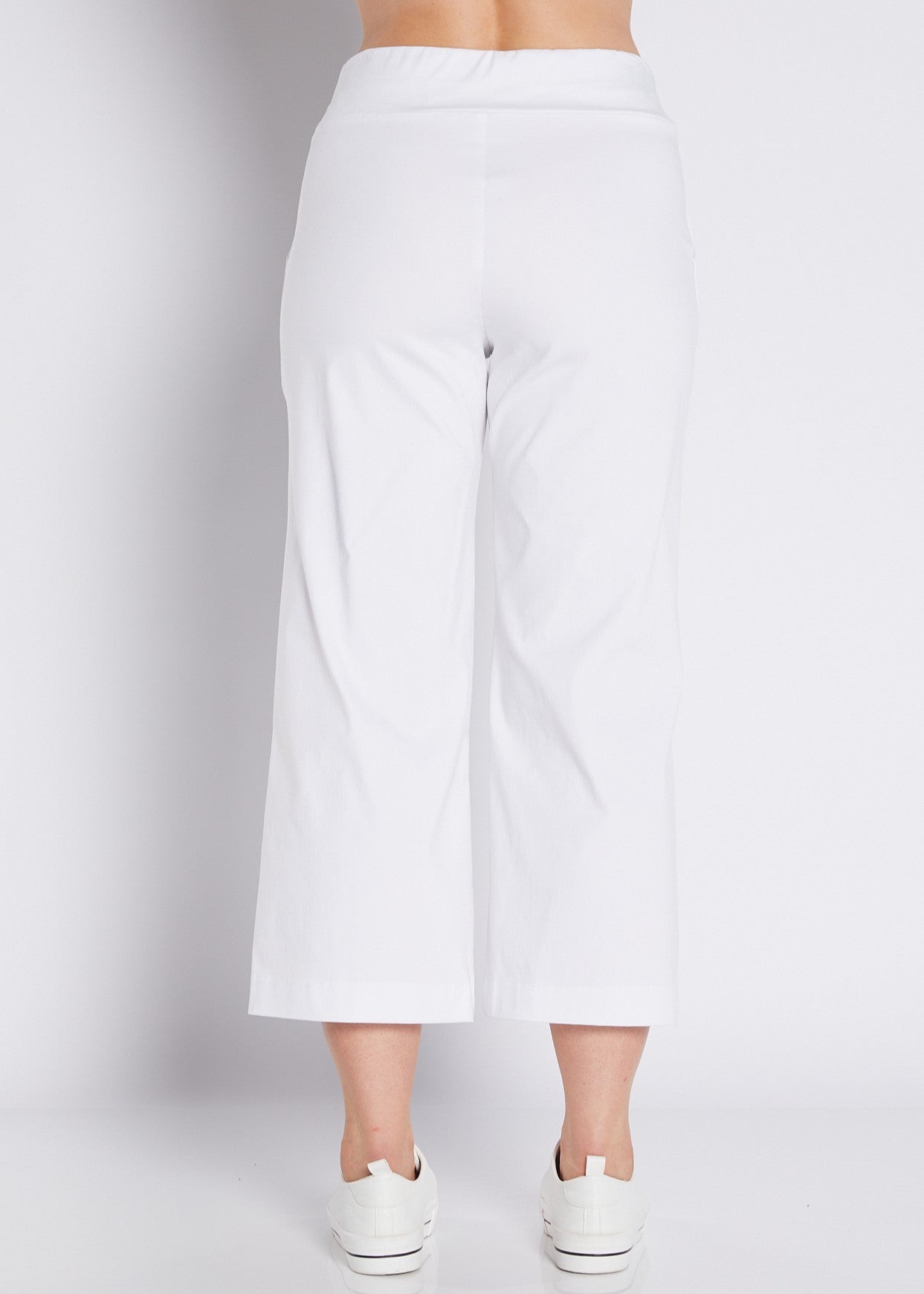 Concert Zenya Bengaline super stretch culottes in white