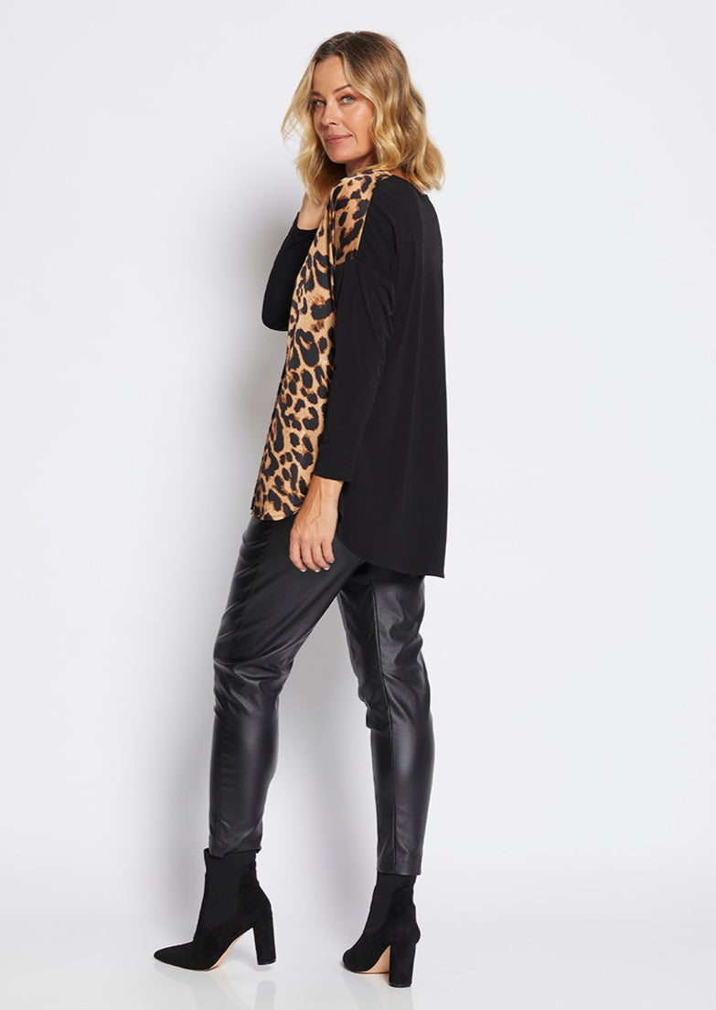 Philosophy Australia Leea spliced tunic in Zoo print, made in Australia