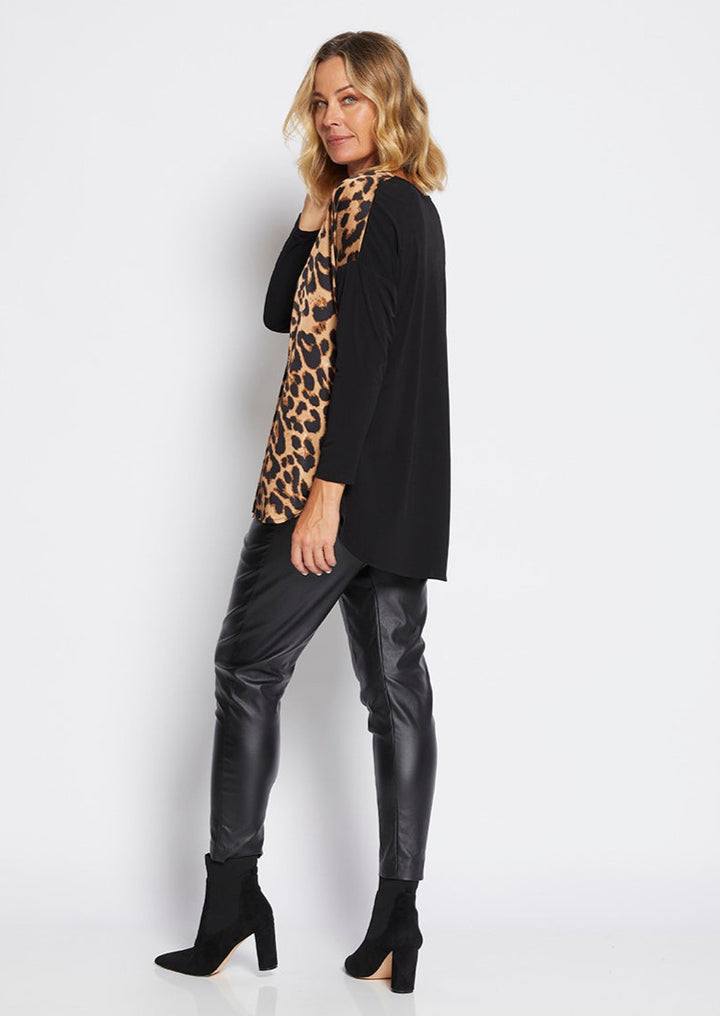 Philosophy Australia Leea spliced tunic in Zoo print, made in Australia
