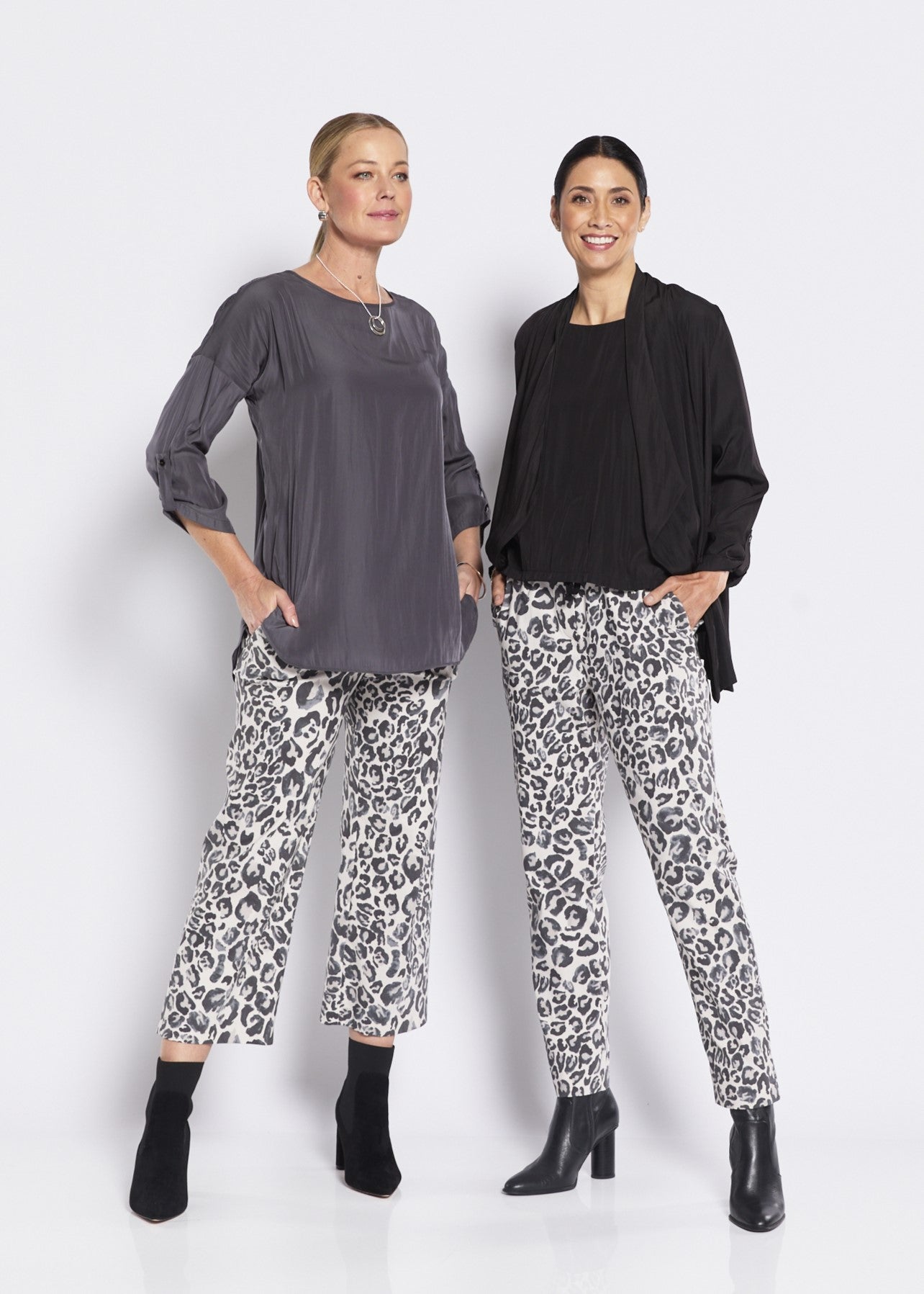 Travel Zenya printed Bengaline relaxed pant in Chorus