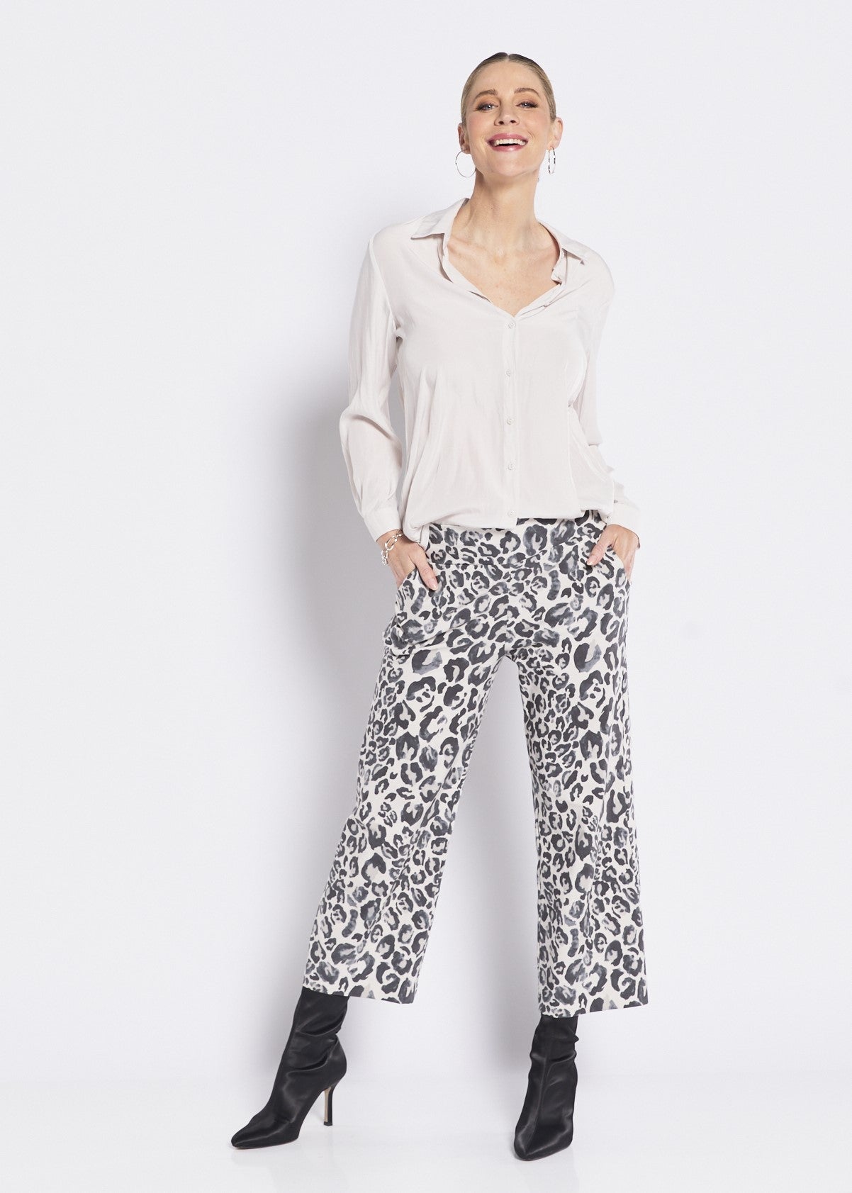 Ticket Zenya printed Bengaline culotte in Chorus