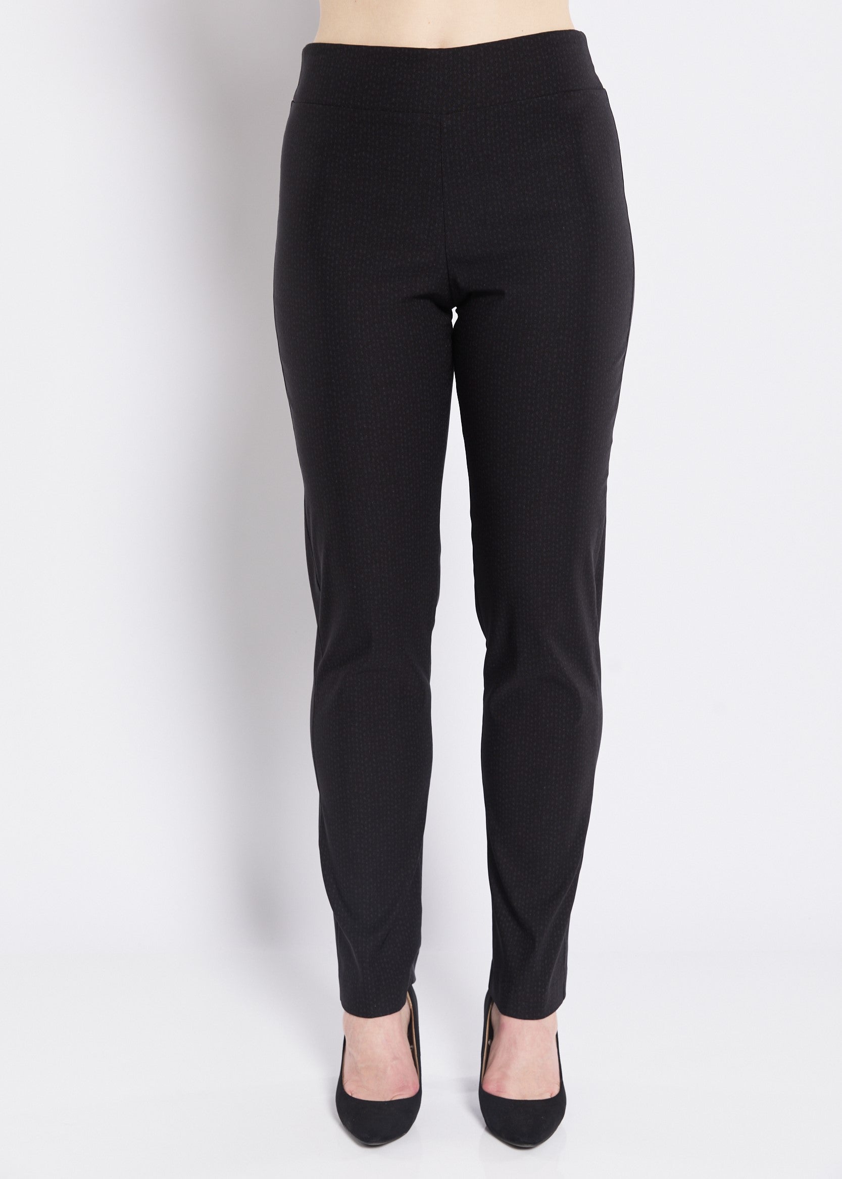 Ayran printed Bengaline straight pant in micro spot