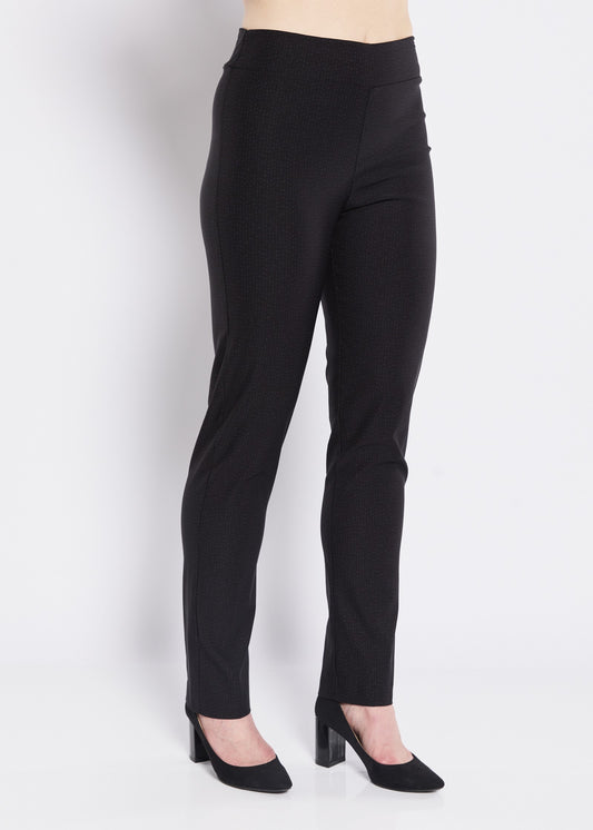 Ayran printed Bengaline straight pant in micro spot