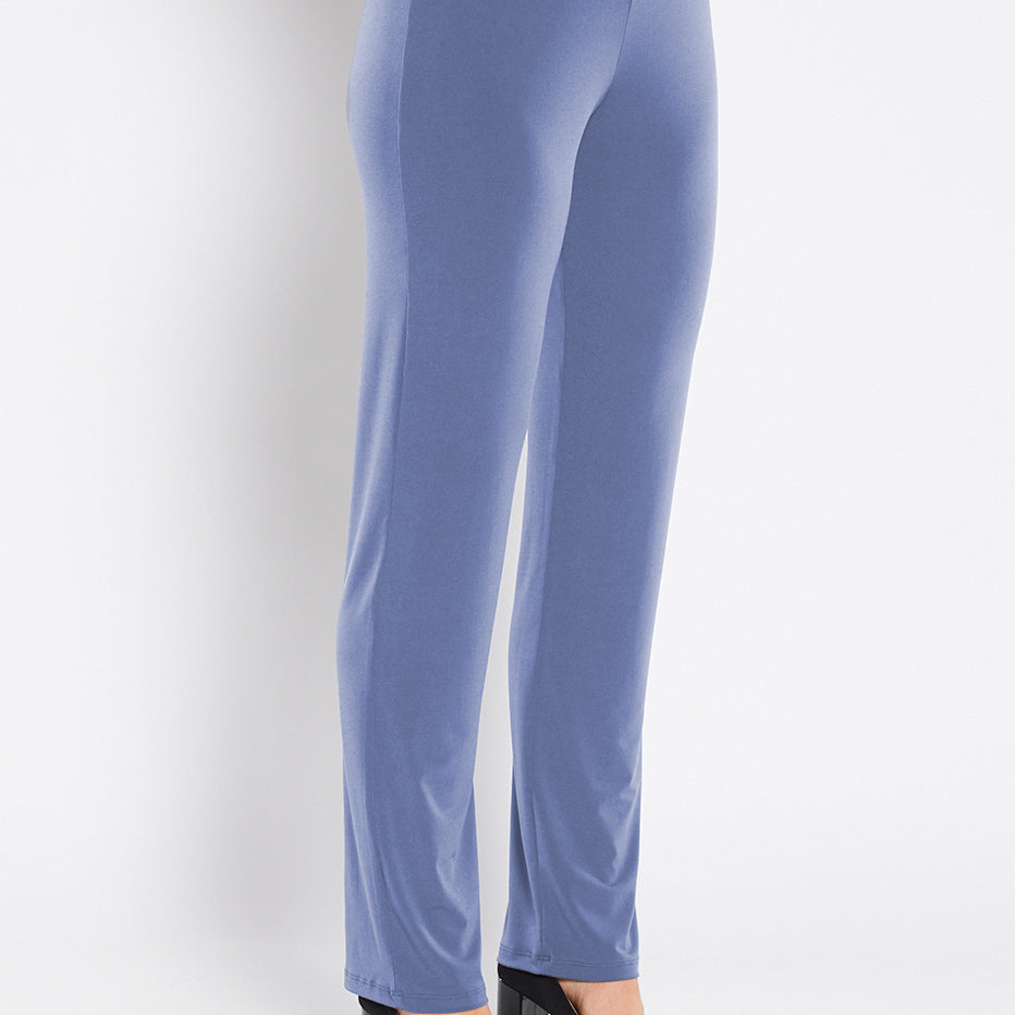 Linear Foundation slinky jersey pant in French blue