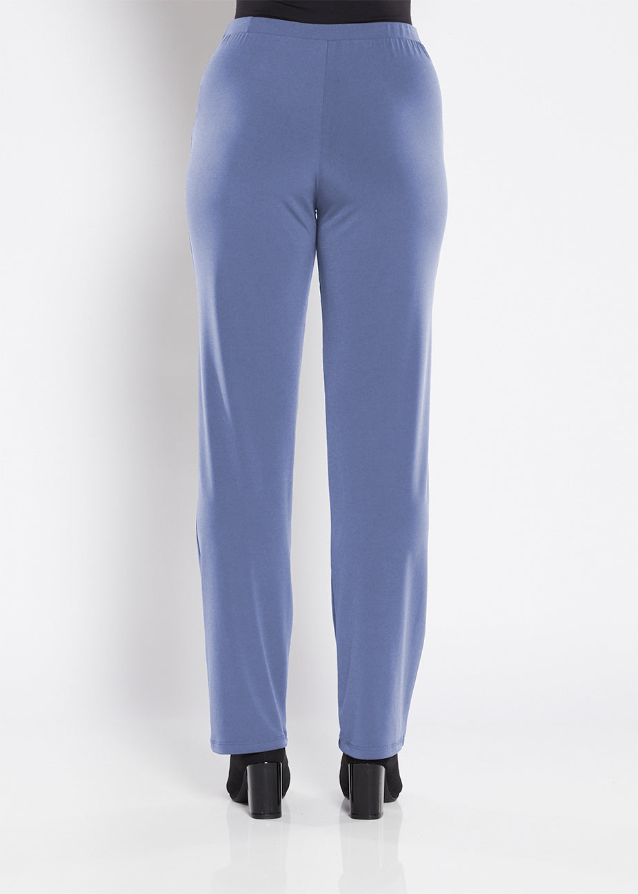 Linear Foundation slinky jersey pant in French blue