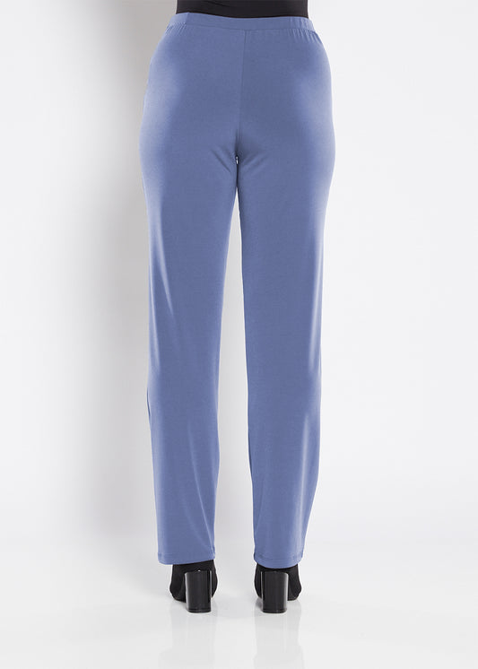 Linear Foundation slinky jersey pant in French blue