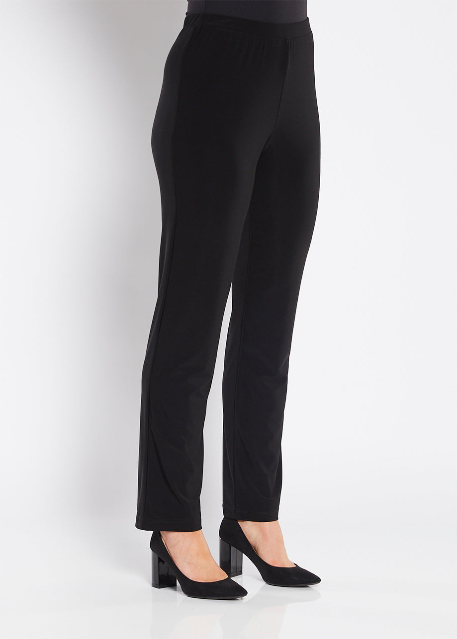Linear Jersey Pant in Black