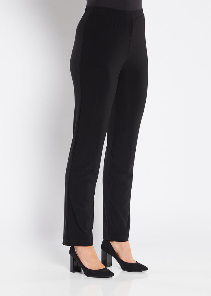 Linear Jersey Pant in Black