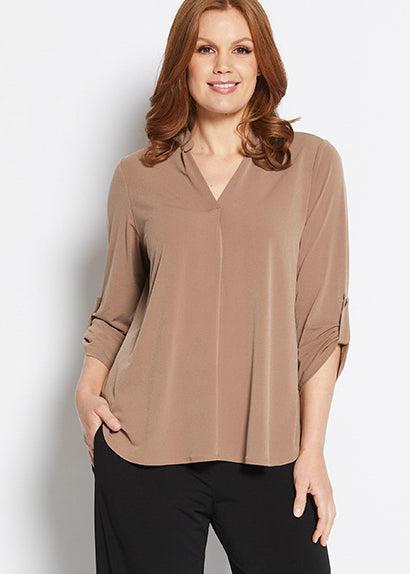 Kafton Tunic in Coffee