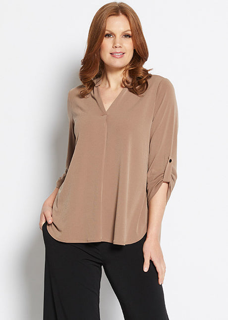 Kafton Tunic in Coffee