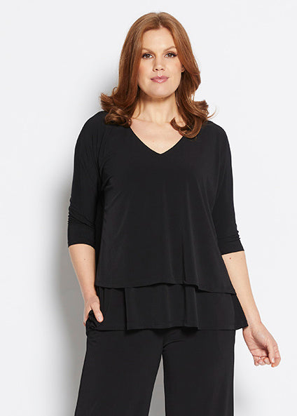 Quad multiway tunic in Black