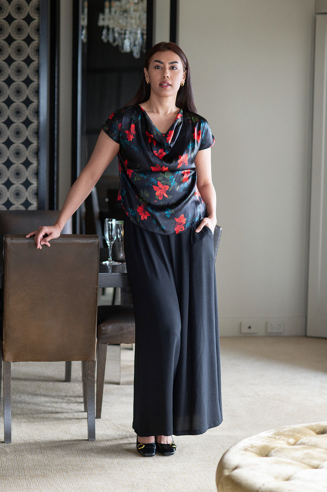 Philosophy Australia X denu collection Anja silk top
