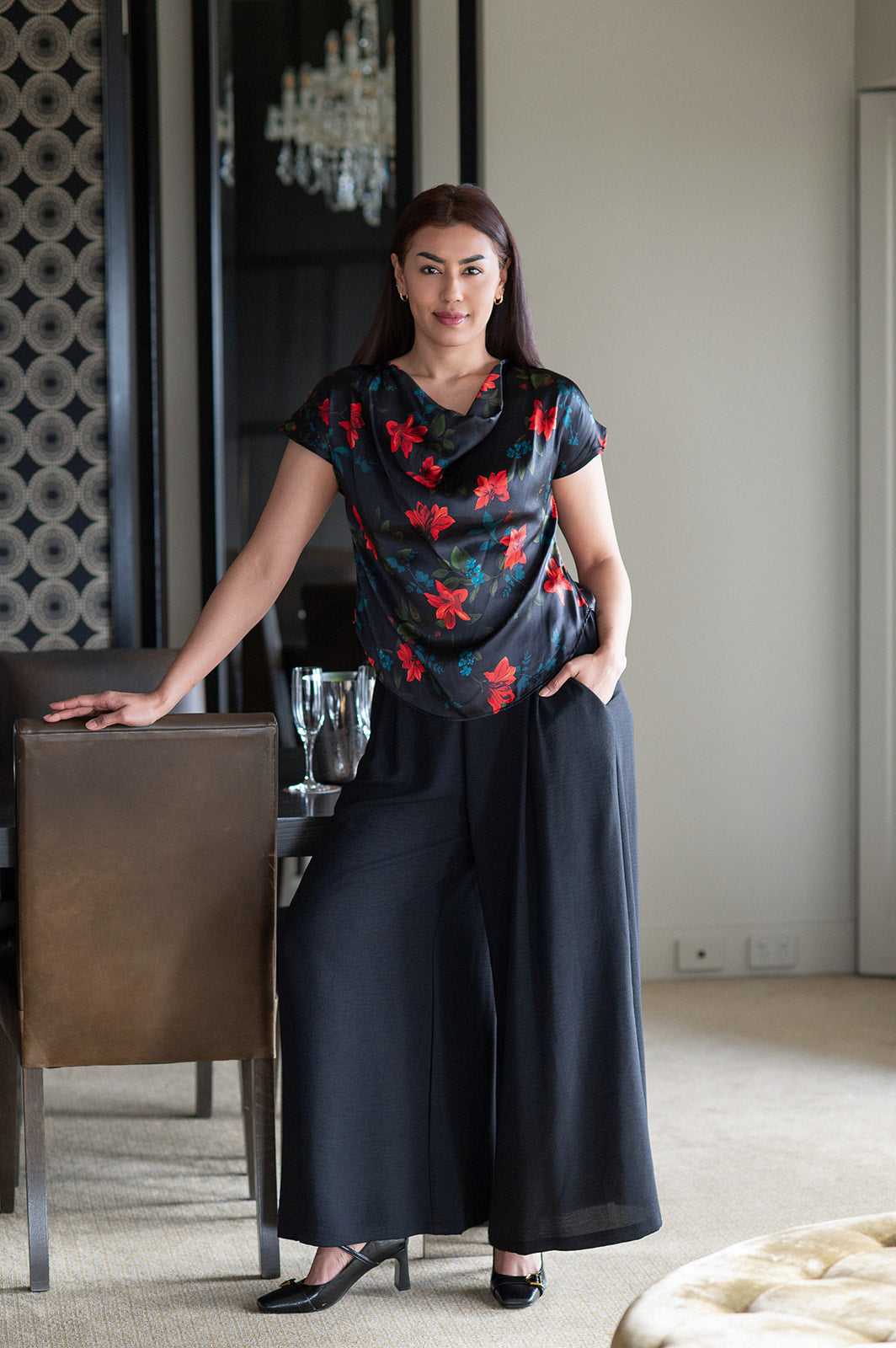 Philosophy Australia X denu collection Anja silk top