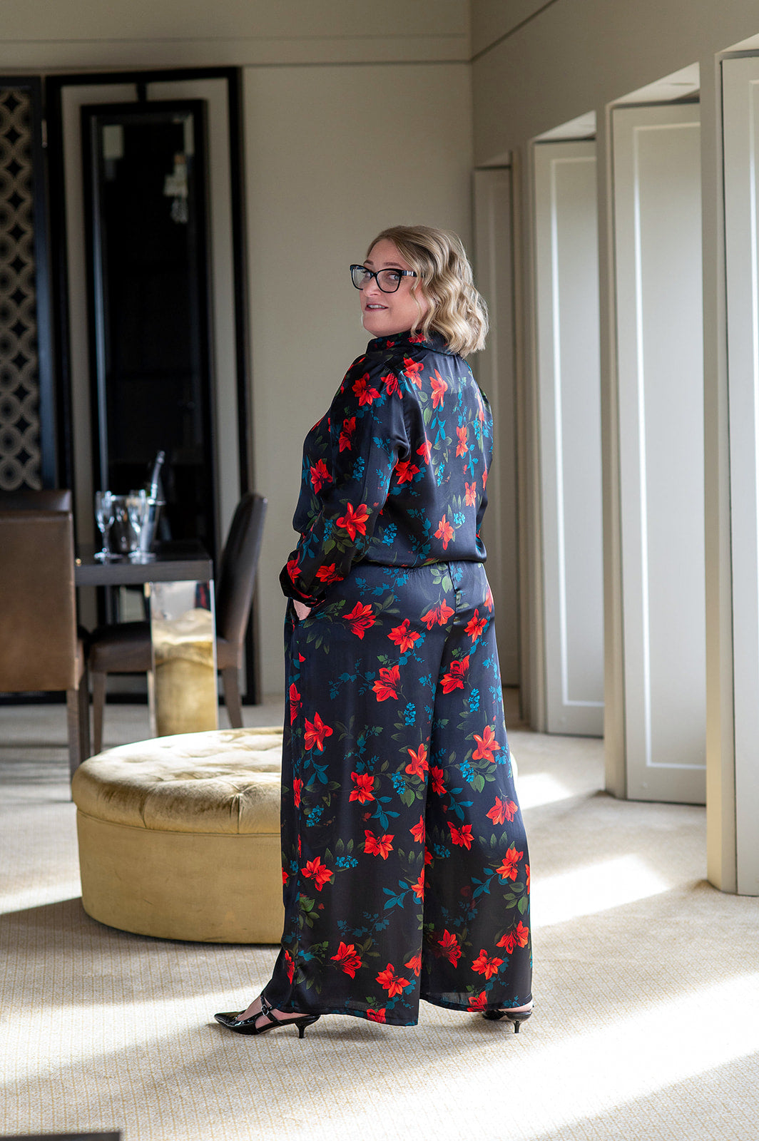 Philosophy Australia x denu collection Claire silk pants