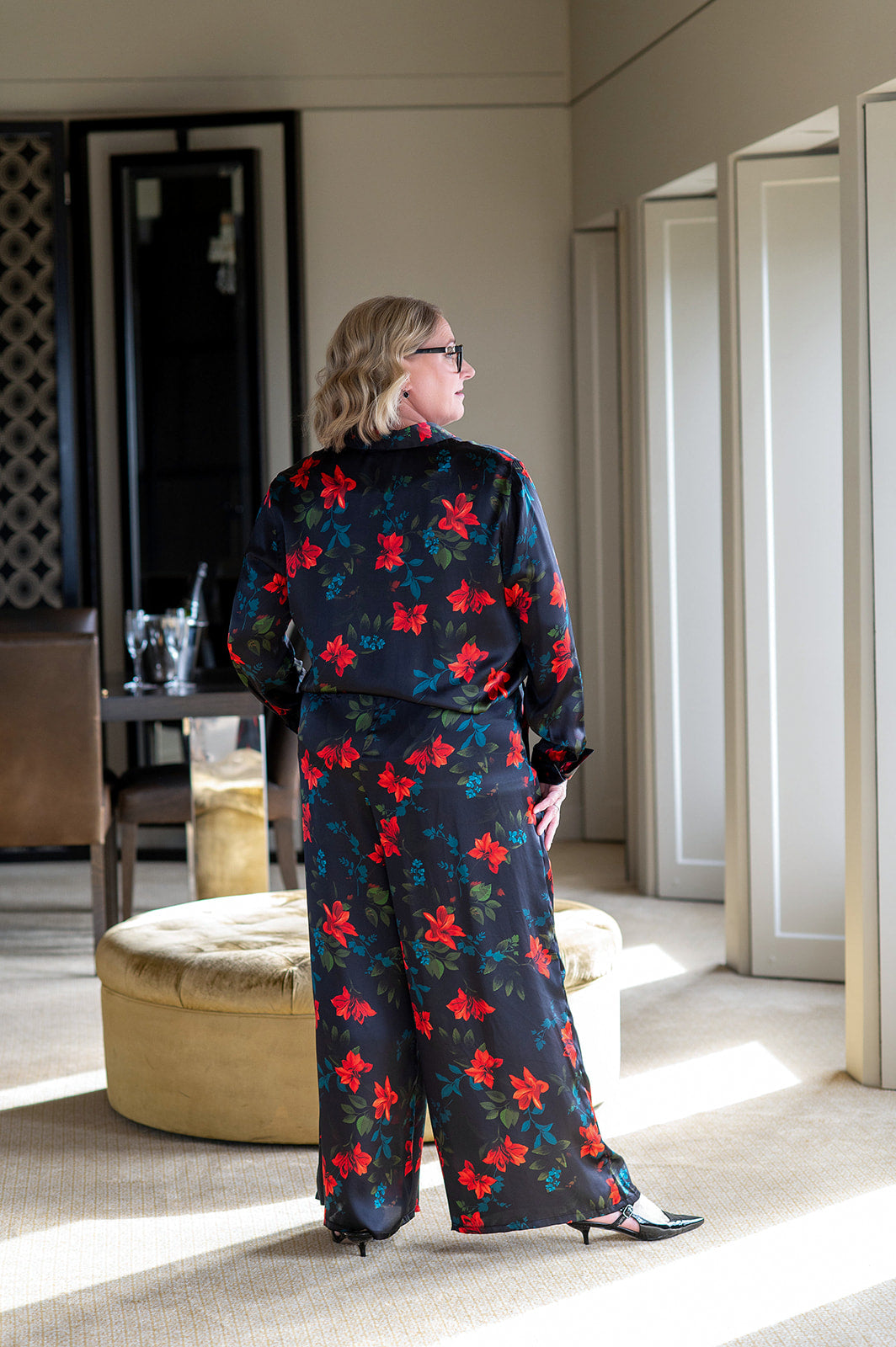 Philosophy Australia x denu collection Cecilia silk shirt