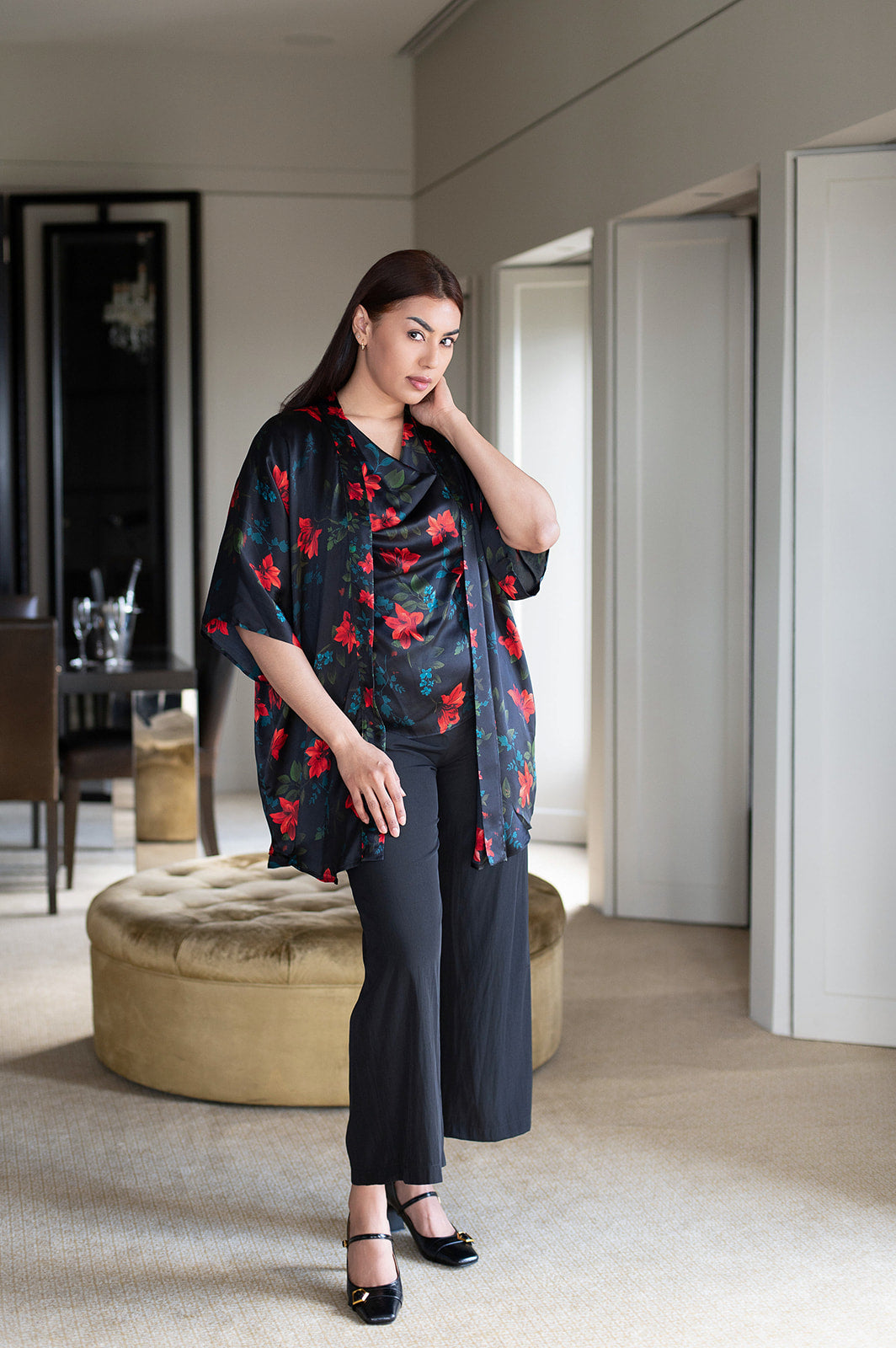 Philosophy Australia X denu collection Anja silk top