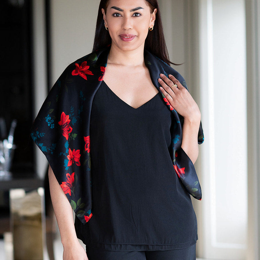 Philosophy Australia x denu collection Elizabeth silk scarf