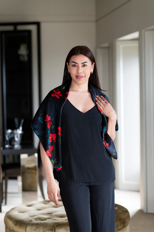 Philosophy Australia x denu collection Elizabeth silk scarf