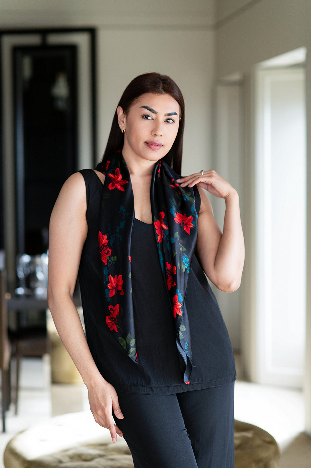 Philosophy Australia x denu collection Elizabeth silk scarf