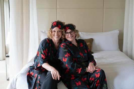 Philosophy Australia x denu collection Belle silk eye mask
