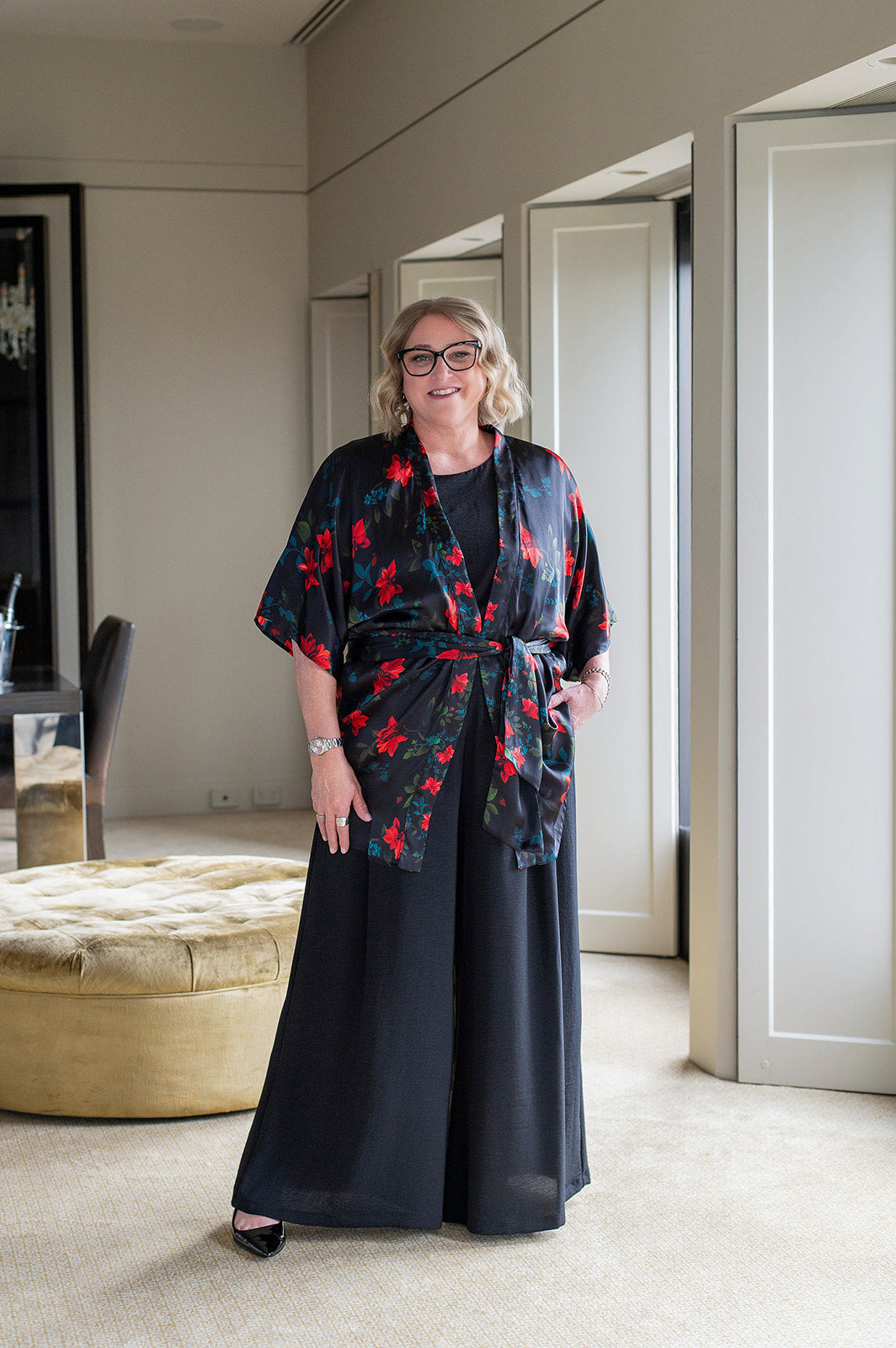 Philosophy Australia x denu collection Claudia silk kimono