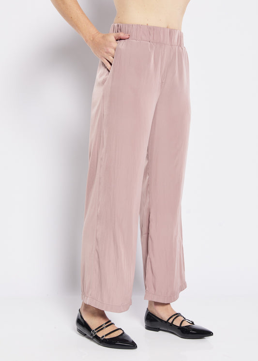 Violin Lustre wide leg pants in mocha
