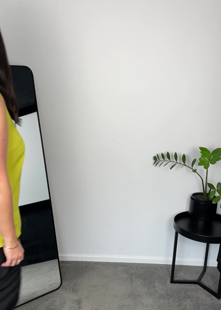 Philosophy Australia Darty Lustre layered tank in citrus, made in Australia