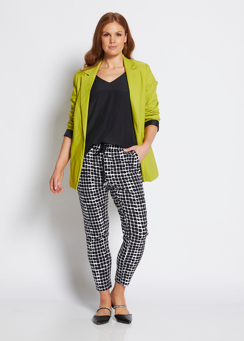 Equal Bengaline Blazer in Citrus