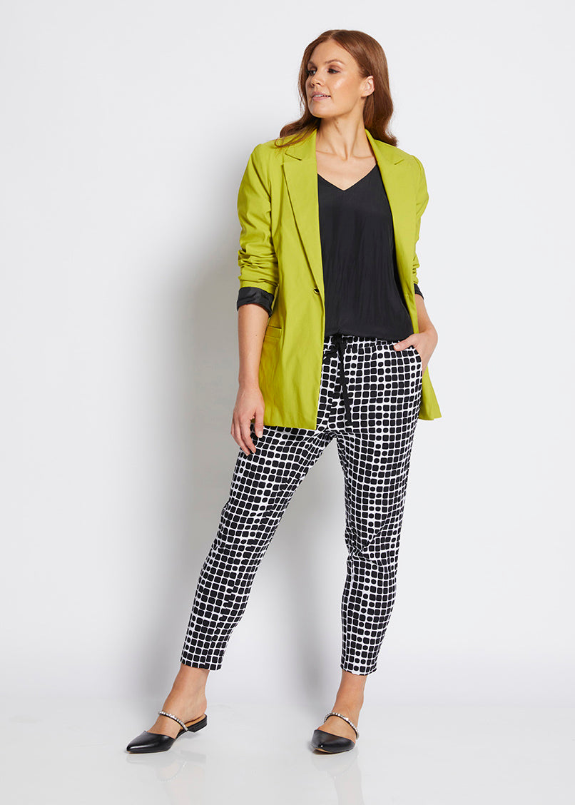 Equal Bengaline Blazer in Citrus