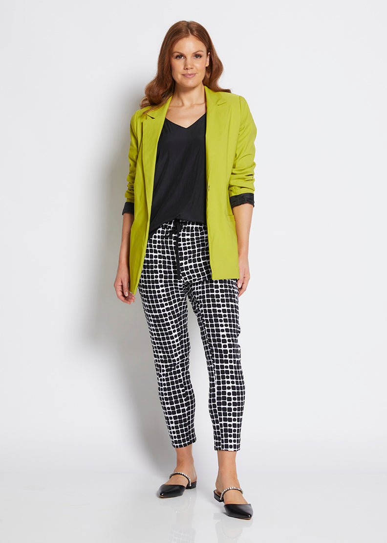 Equal Bengaline Blazer in Citrus