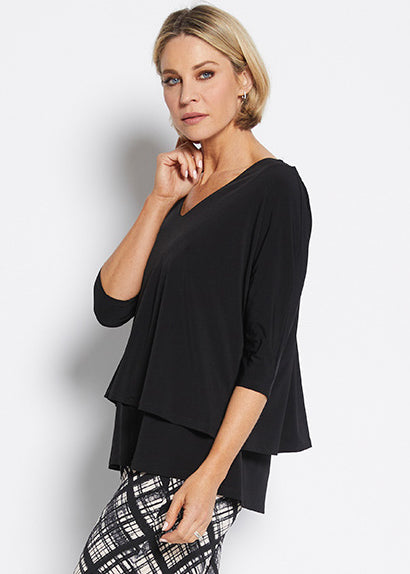 Quad multiway tunic in Black