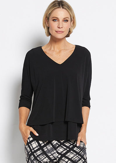 Quad multiway tunic in Black