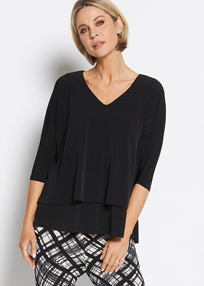 Quad multiway tunic in Black