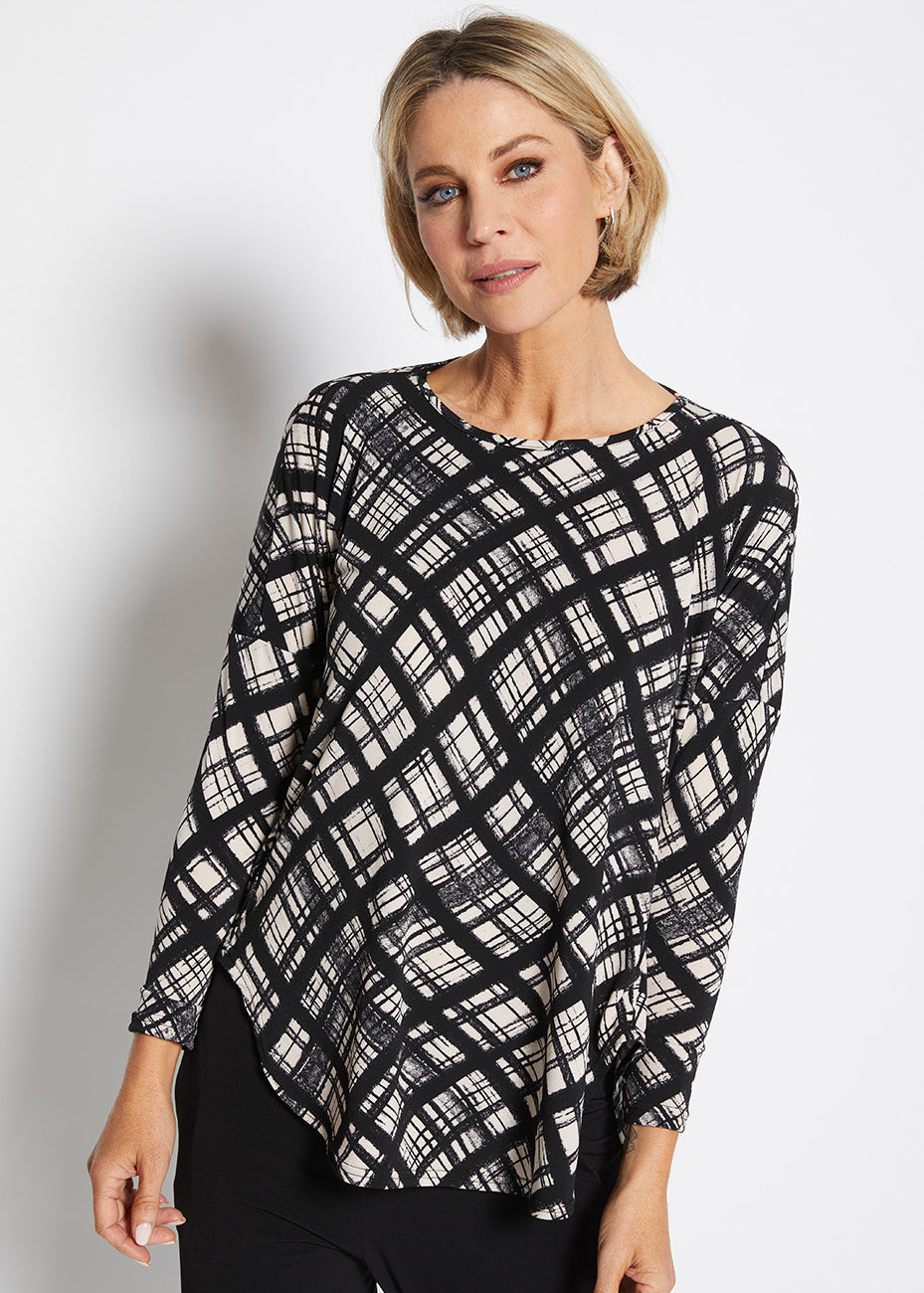Sukey tunic in Strung print