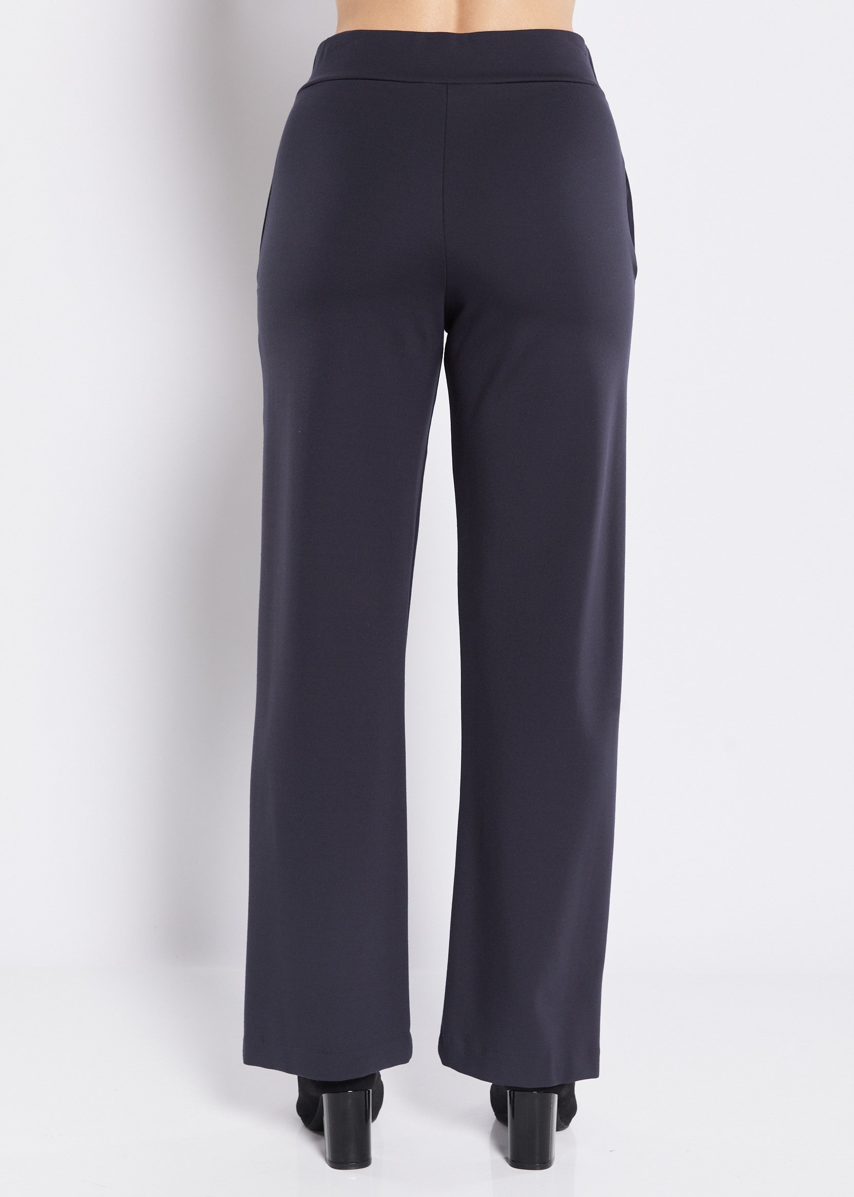 Ponte Tailored Pant with Pockets in French Navy
