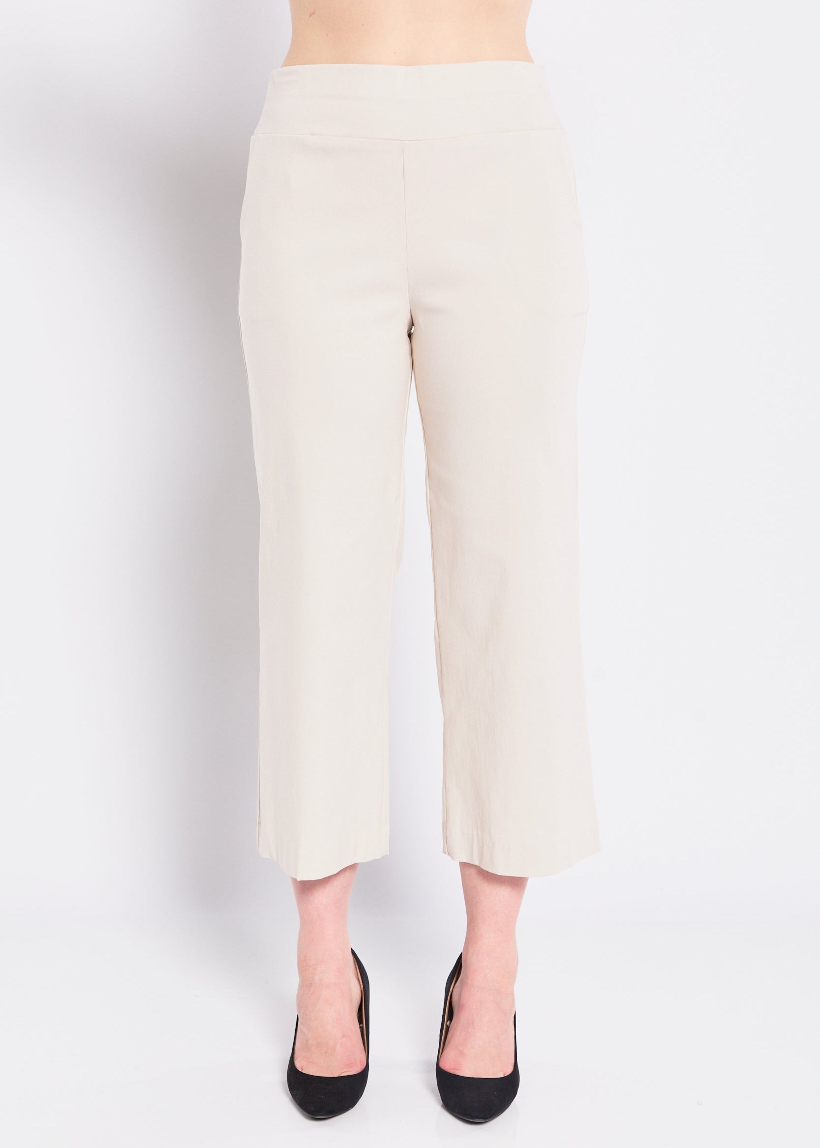 Concert Zenya Bengaline super stretch culottes in silt