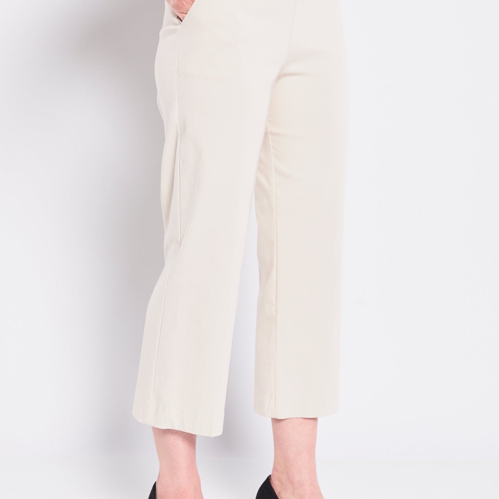 Concert Zenya Bengaline super stretch culottes in silt