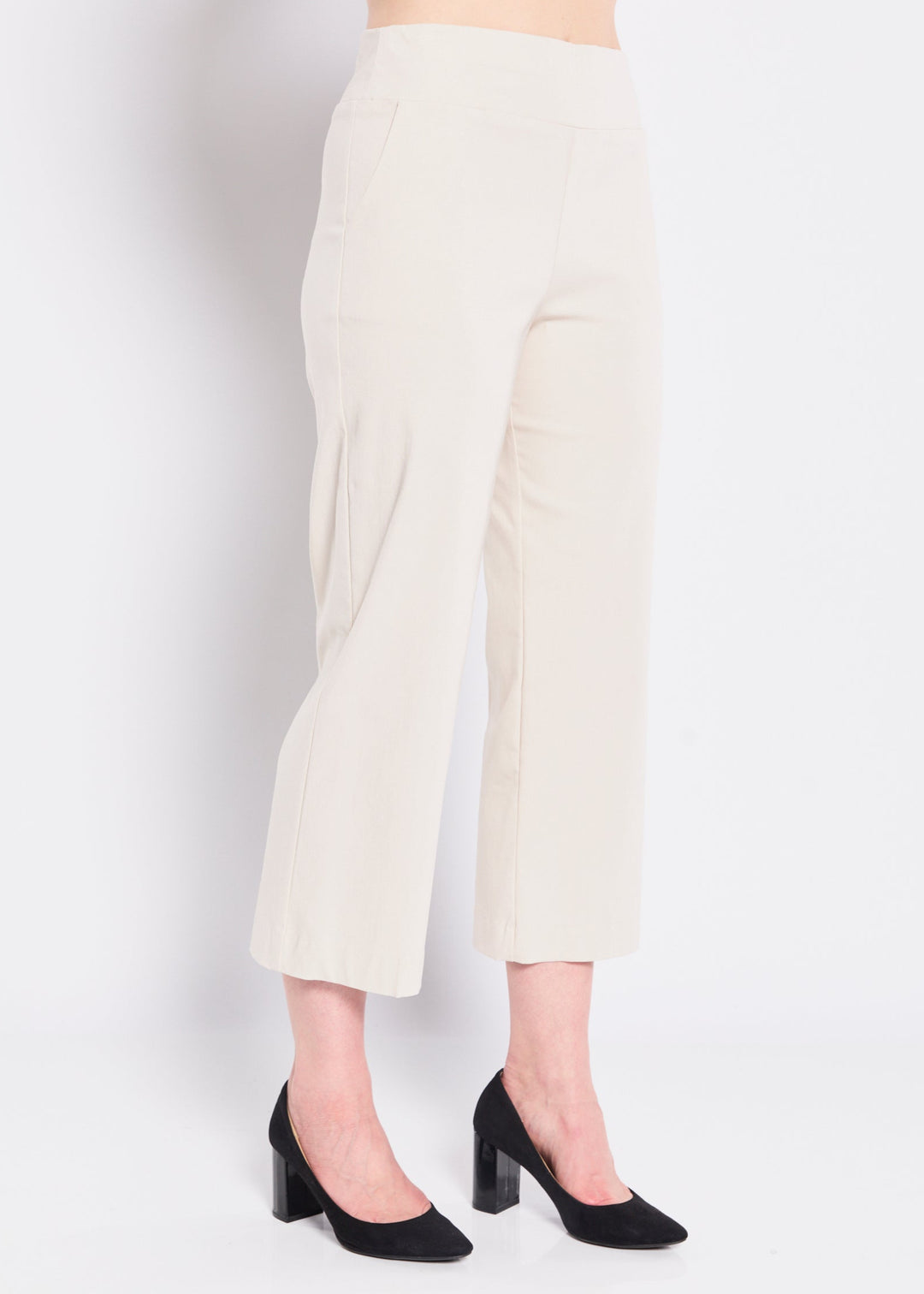 Concert Zenya Bengaline super stretch culottes in Silt