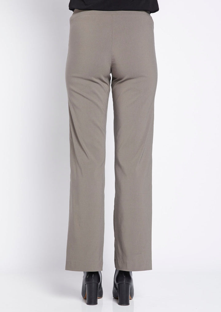 Roller Miracle Bengaline Wide Leg Pant in Bark Neutral