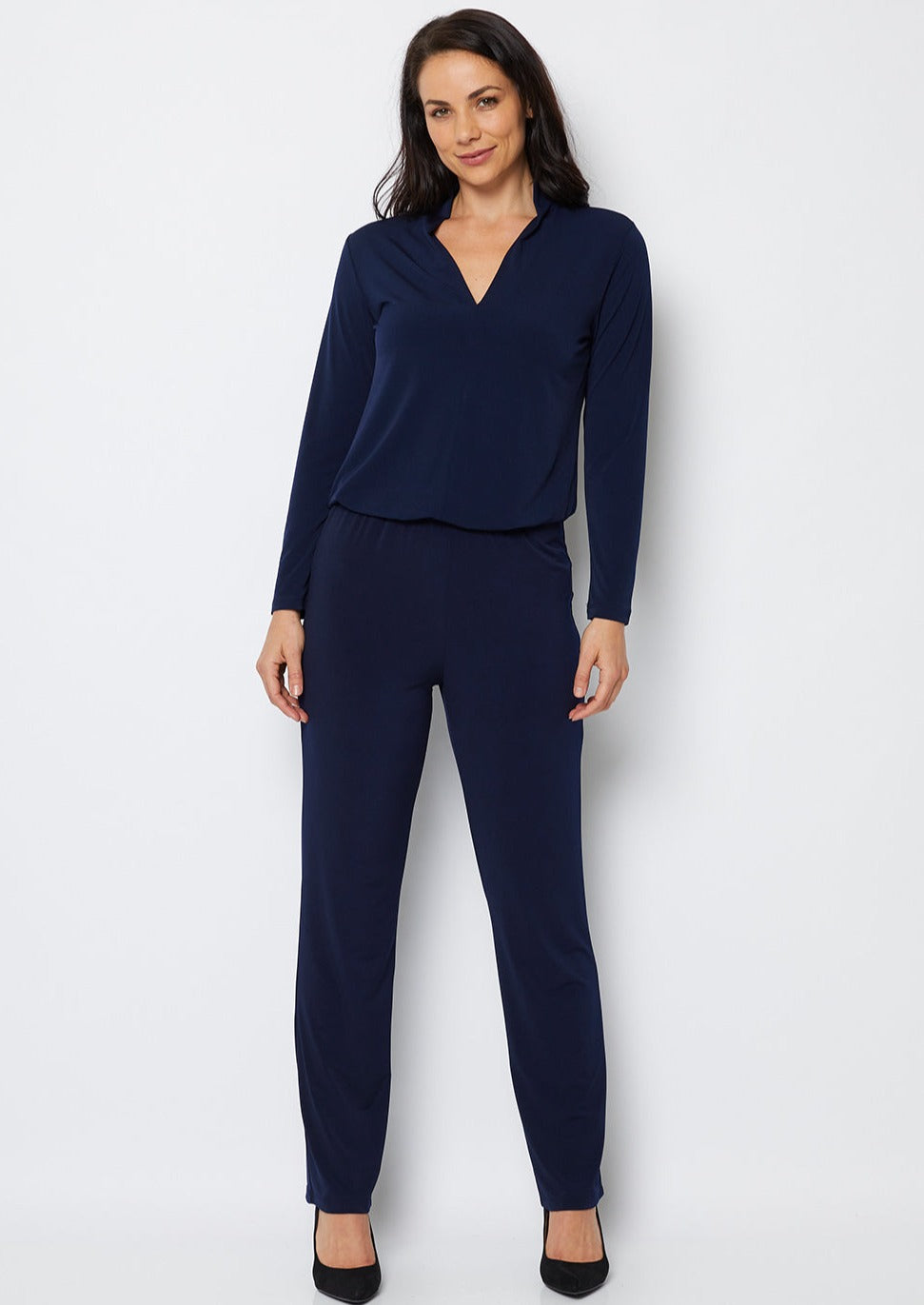 Linear Jersey pant in Ink Navy