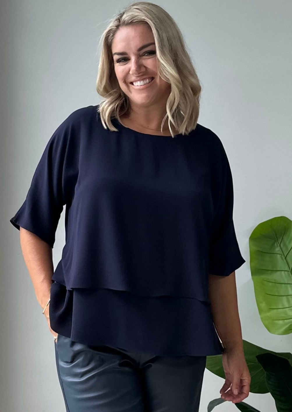 Marvel Layer Tunic in Navy