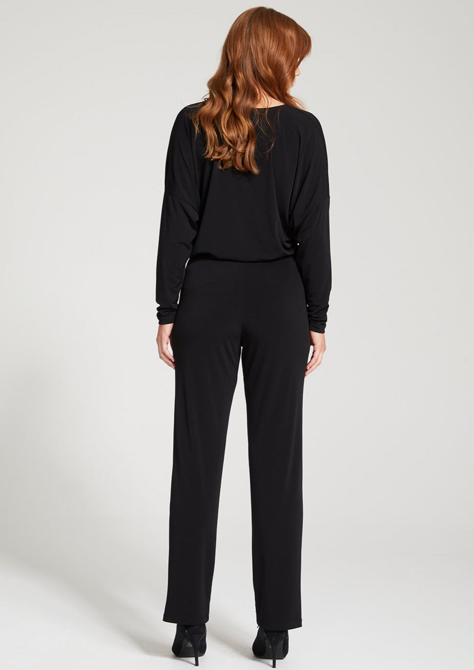 Linear Jersey Pant in Black